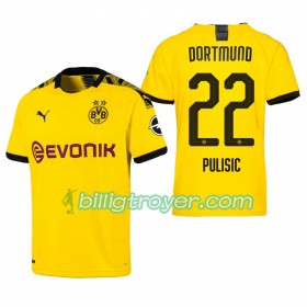 Billige Fotballdrakter Borussia Dortmund Christian Pulisic 22 Hjemmedraktsett 2019/20 Kortermet